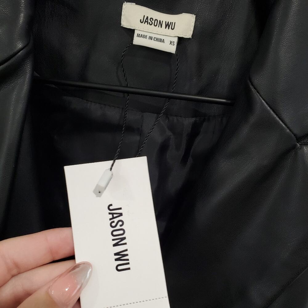 NWT Jason Wu Faux Leather Vest - Picture 5 of 9